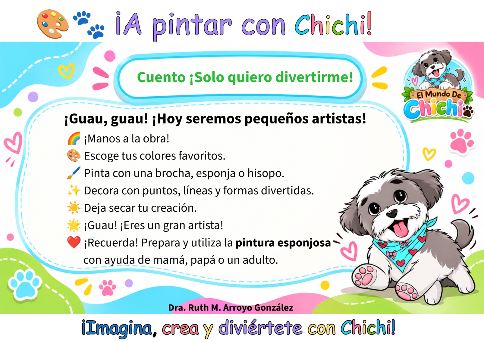 A pintar con Chichi